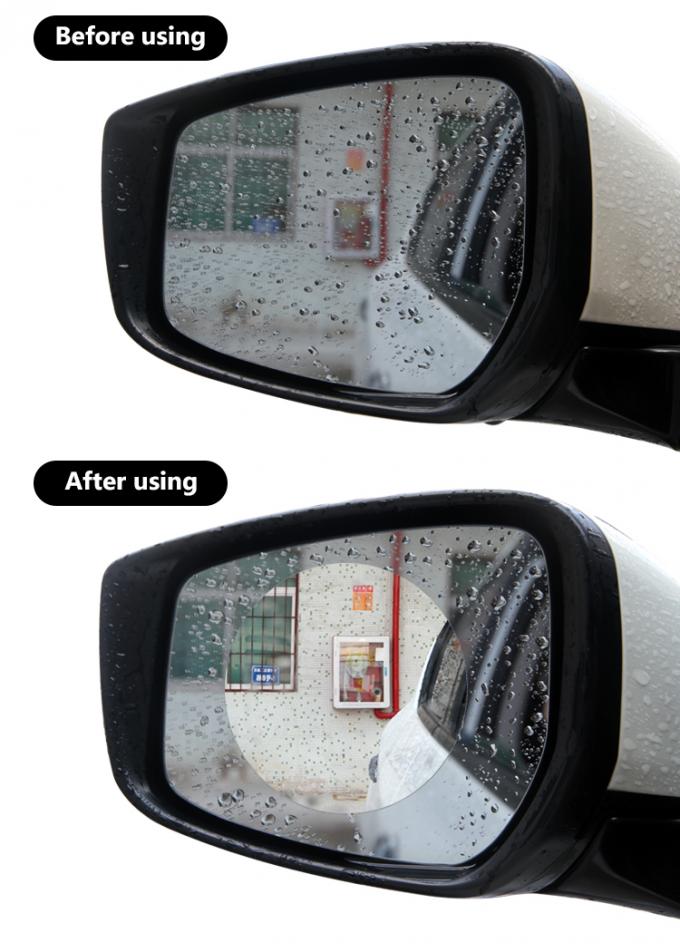 2 PCS Dalam Satu Anti Hujan Anti Kabut Film Untuk Mobil Spion Jelas Pelindung Layar Tahan Air, 95 * 95mm 135 * 95mm 150 * 100mm