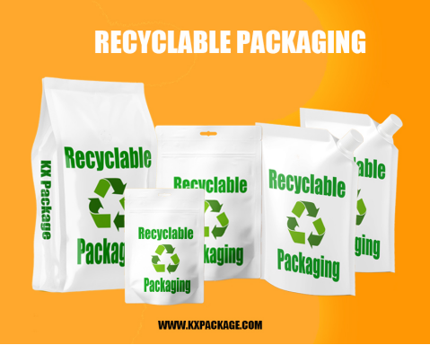 Eco Friendly Recyclable Packaging Bags for Cookie Gummy Candy Stand Up Bag dengan logo pelanggan 6