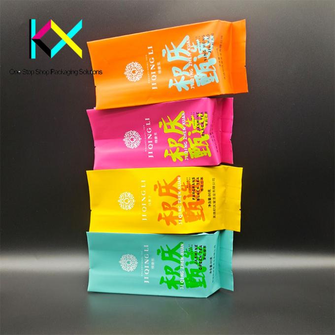 Flex Foil Eco Friendly Tea Bag Packaging Digital Printed Pillow Bag Packaging 0
