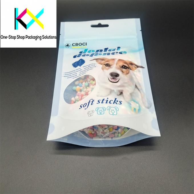 Kemasan cetak digital yang disesuaikan Kantong berdiri untuk kantong kemasan makanan hewan peliharaan 1