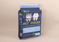 Zip Lock Gusset Aluminium Foil Laminated Pouches Food Grade Custom Printed For Pet Cat